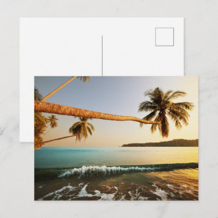 Moderne Meerblick-Wohnung Postkarte