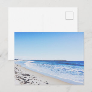 Moderne Meerblickwohnung Postkarte