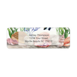 Moderne Meeresschildkröten-Meeresfrüchte Aquarell