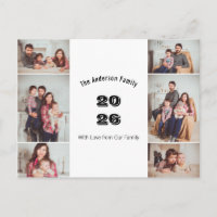 Moderne Mehrfach-Foto Individuelle Familienjahr