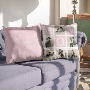 Moderne Mehrfach-Fotogitter Süßes MAMA-Geschenk K Kissen