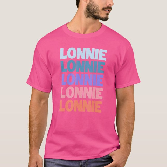 Moderne, mehrfache Textzeile T-Shirt (Vorderseite)