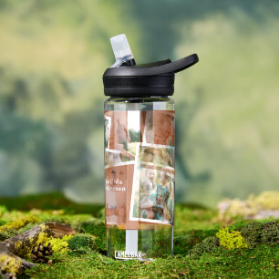 Moderne Mehrfamilienfamilie Terrakotta, einfach Trinkflasche