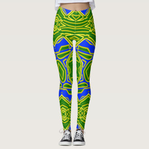 Moderne mehrfarbige Klassiker "Ratti_Creative_Arts Leggings