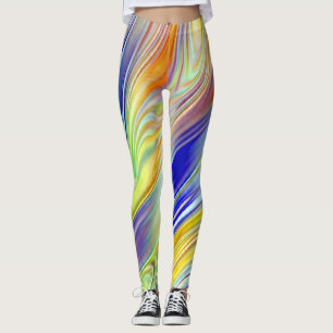 Moderne mehrfarbige klassische "Ratti_Creative_Art Leggings