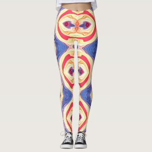 Moderne mehrfarbige trendige "Ratti_Creative_Arts" Leggings