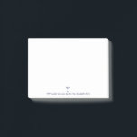 Moderne Menorah Blessing Blue White Gold Graphic Post-it Klebezettel<br><div class="desc">Moderne Menorah Segen Blue White Gold Grafik. Menorah Notizen. Marine,  weiß,  Gold. Hebräisch,  jüdisch,  religiöser Kerzenhalter,  Menorah. Übertragbar und anpassbar. Nr. 6:24 "י ה dich ה segnen und dich bewachen"</div>