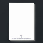 Moderne Menorah Blessing Blue White Gold Graphic Post-it Klebezettel<br><div class="desc">Moderne Menorah Segen Blue White Gold Grafik. Menorah Notizen. Marine,  weiß,  Gold. Hebräisch,  jüdisch,  religiöser Kerzenhalter,  Menorah. Übertragbar und anpassbar. Nr. 6:24 "י ה dich ה segnen und dich bewachen"</div>