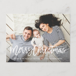 Moderne Merliday Foto Card Feiertagspostkarte