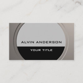 Moderne Metallic, anpassbar für Text und Farbe Visitenkarte