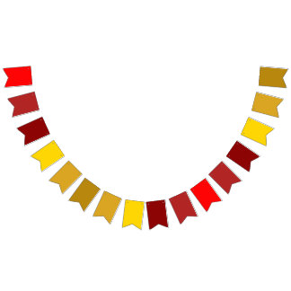 Moderne Metallicfarben Weihnachtsfahnen Wimpelkette