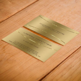 Moderne metallische Imitate aus Edelstahl Visitenkarte