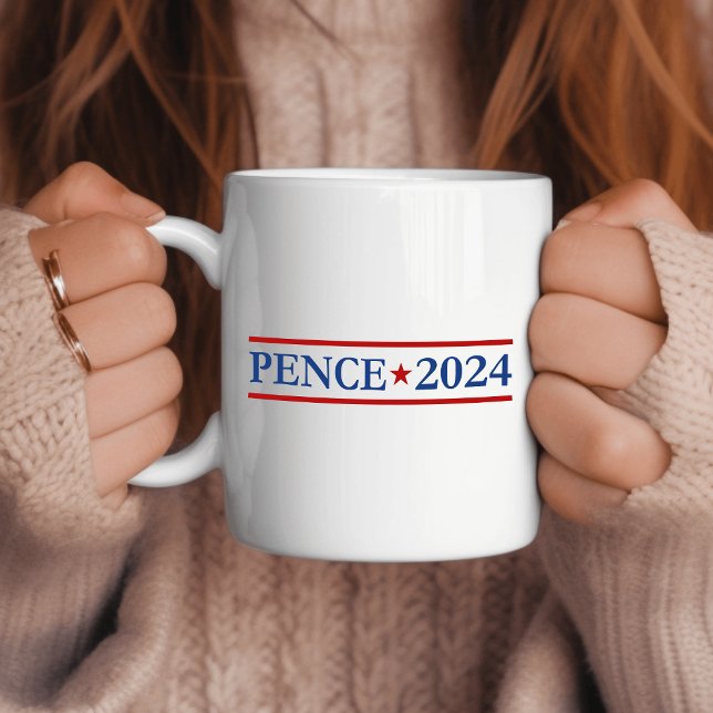 Moderne Mike Pence 2024 US-Präsident Kaffeetasse (Von Creator hochgeladen)