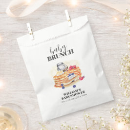 Moderne Milk Berry Pancake Brunch Babydusche Geschenktütchen