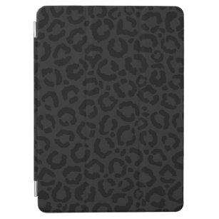 Moderne Minimal Black Leopard Print iPad Air Hülle
