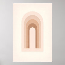 Moderne Minimal Boho Abstrakte Neutrale Bögen