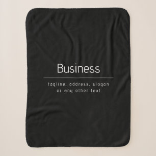 Moderne Minimal Business Name & andere Information Sherpadecke