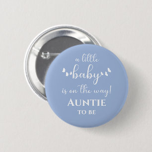 Moderne Minimal Butterfly-Kalligrafie Button