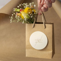 Moderne Minimal elegante Script Monogram Wedding