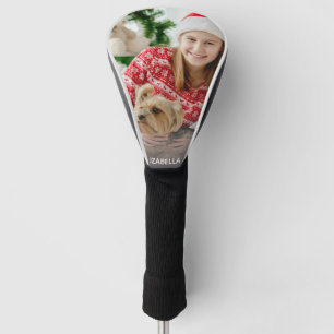 Moderne Minimal Erstelle Dein Eigenes Foto Name Go Golf Headcover
