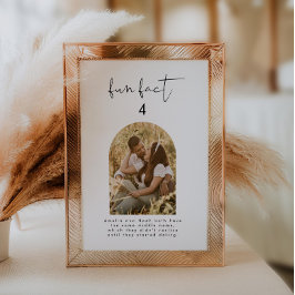 Moderne Minimal Fun Fakt Hochzeitsstipendiaten Fot