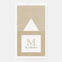 Moderne Minimal Gold Elegante Monogramm