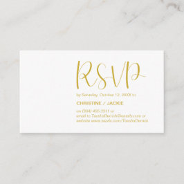 Moderne Minimal, Goldene Schrift, UAWG Response Begleitkarte