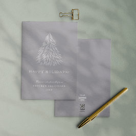 Moderne Minimal Happy Holidays Weihnachten