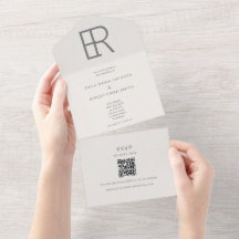 Moderne Minimal Interlocking Monogramm