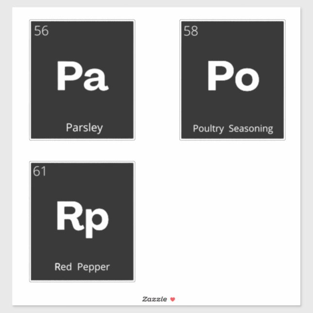 Moderne Minimal Küchenpantry-Speicherplatten Aufkleber (Blatt)