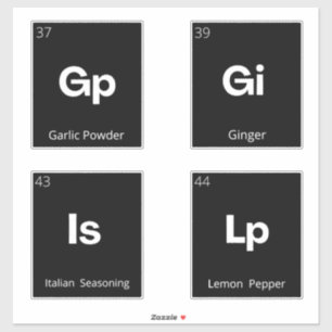 Moderne Minimal Küchenpantry-Speicherplatten Aufkleber