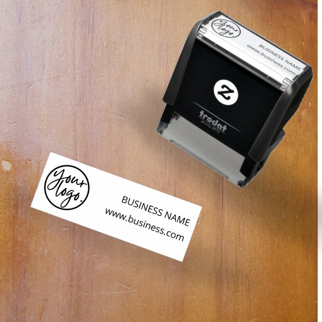 MODERNE MINIMAL-LOGO-GESCHÄFTSGESELLSCHAFT MARKIER PERMASTEMPEL (Von Creator hochgeladen)