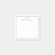 Moderne Minimal Typografie Script Maroon