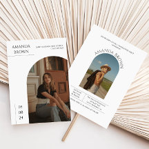 Moderne Minimal-Zwei-Foto-Graduierungsparty