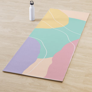Moderne minimale abstrakte geometrische Eiscremefa Yogamatte