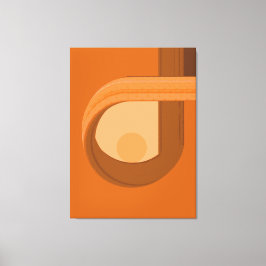 Moderne Minimale Abstrakte Kontemplation Leinwanddruck