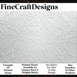 Moderne minimale Abstrakte Web AE2 Decoupage Seidenpapier