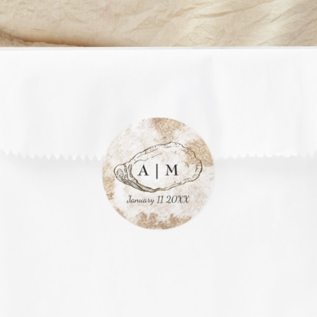 Moderne Minimale Augenfarbe Runder Aufkleber (Von Creator hochgeladen)