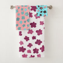 Moderne minimale Blume mit Textur