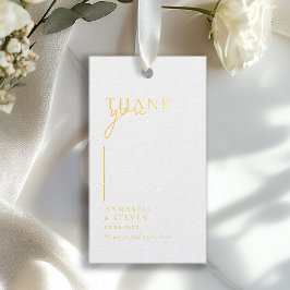 Moderne, minimale, "DANKE!" Hochzeit Geschenkanhänger