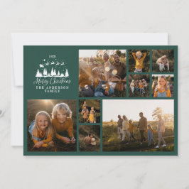 Moderne minimale Foto Collage Weihnachten elegant