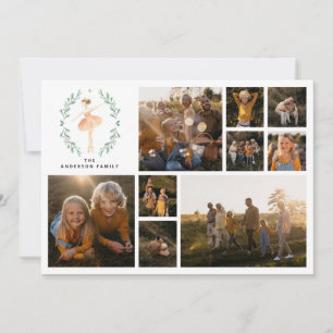 Moderne minimale Foto Collage Weihnachten elegant