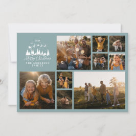 Moderne minimale Foto Collage Weihnachten staubig 