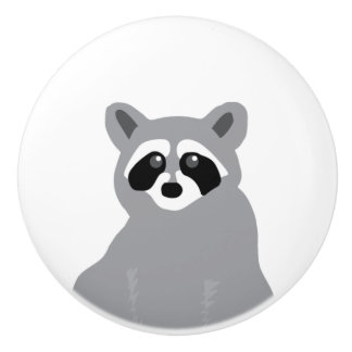 Moderne minimale Gray Raccoon Keramik Pull Knob Keramikknauf