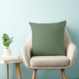 Moderne minimale grüne Solid Color Kissen