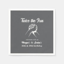 Moderne minimale Hände Grau Joint Geburtstag