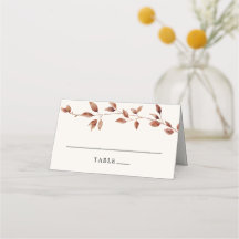 Moderne Minimale Herbstlaube Herbsthochzeit