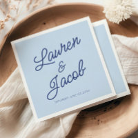 Moderne Minimale Minimalistische Blaue Hochzeit