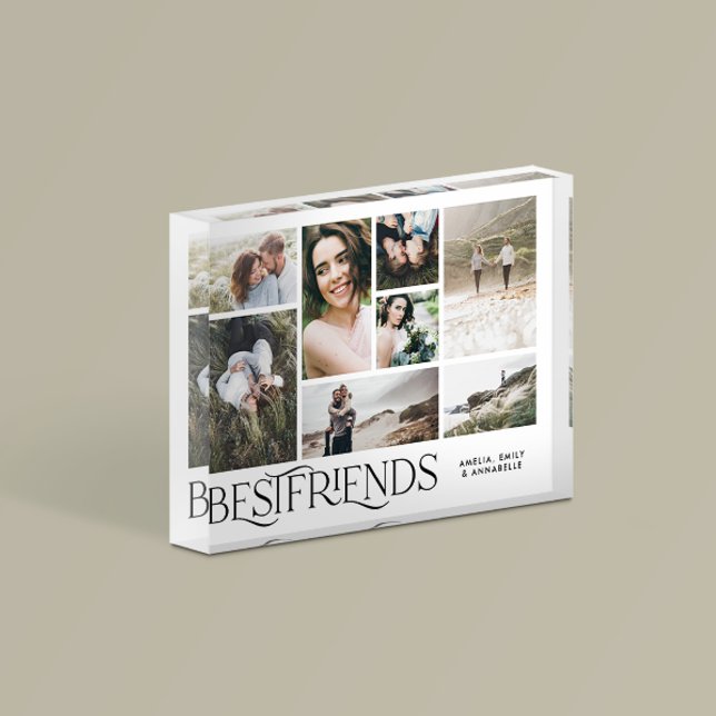 Moderne minimale Mult8 Foto beste Freunde (Von Creator hochgeladen)