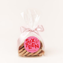 Moderne minimale rosa Typografie 16. Geburtstag